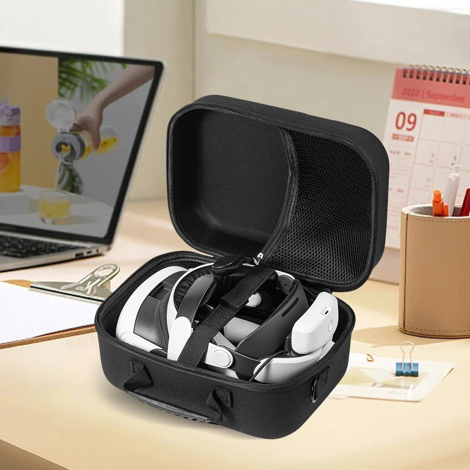 Protective Bag for Meta Quest 3 for BOBOVR M3 PRO Elite Strap Hard
