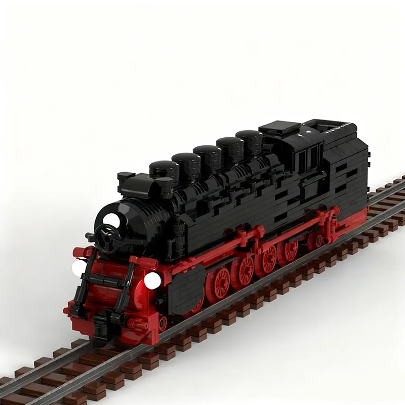 ชุดตัวต่อรถไฟรางแคบเยอรมัน MOC 712 ชิ้น ของเล่นประกอบเอง ไอเดียของขวัญคริสต์มาส ของเล่นเสริมพัฒนาการ ของขวัญวันเกิด