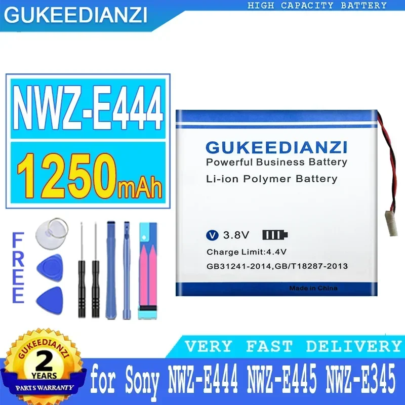 Durable 1250mAh Mp3 Player Battery for Sony NWZ-E444 NWZ-E445 NWZ-E345 NWZ-WH303 E373 E383 A864 A865 LIS1425HNPC SRS-BTV5