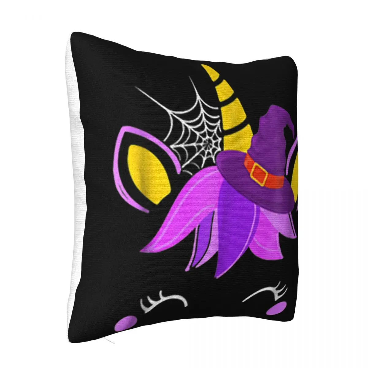 Funny Unicorn Witchs Halloween Costume Girls Kids Promotion Different Casual Surprise Casual Pillow Case