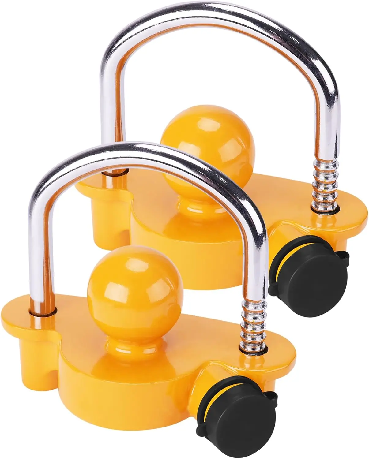 

Trailer Hitch Lock Keyed Alike, 2-Pack, Heavy-Duty Steel, Fits 1-7/8', 2', 2-5/16' Couplers