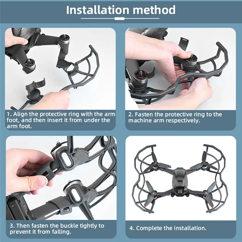 M13K-Propeller Protector Cage Quick Release Ring For DJI For FPV Combo Propeller Guard Protective