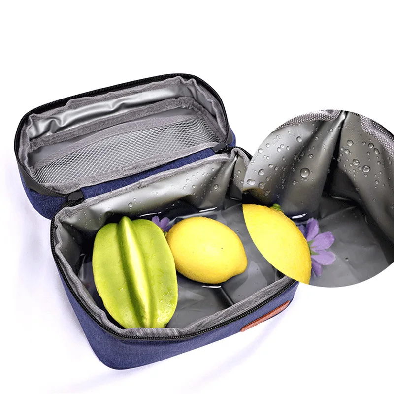 Lunch Bag Small Cooler Bag Protable Fridge Oxford Food Refrigerator Bag EVA Insulated Picnic Bags Isothermal Cooler Ice Box Bags