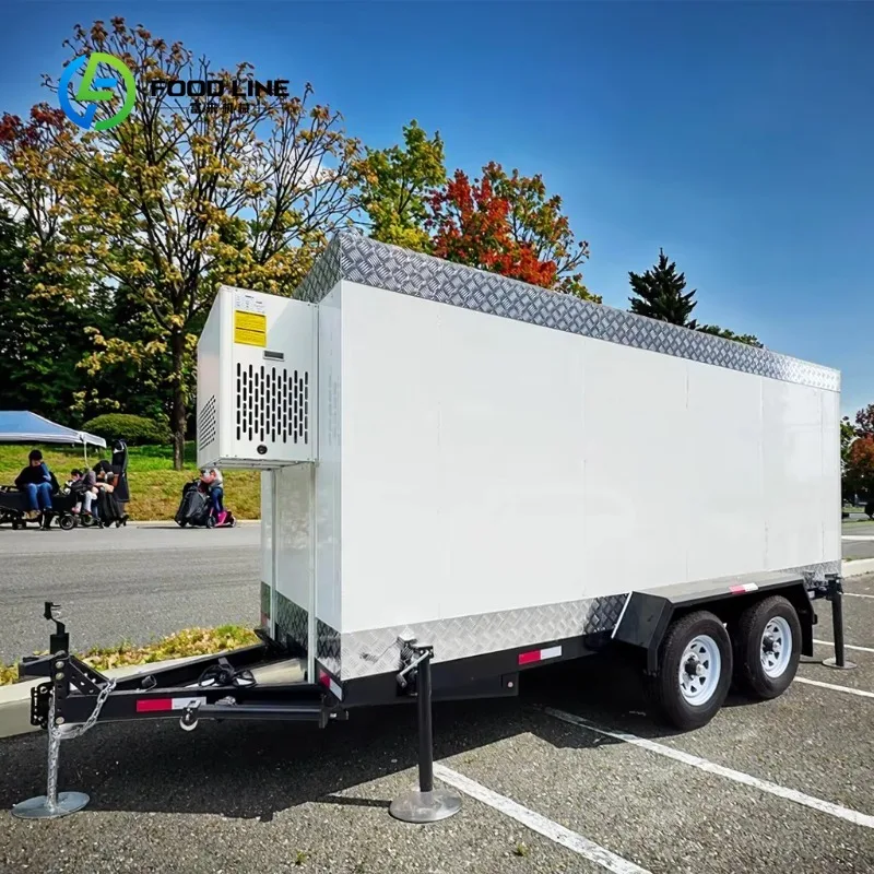 Customized High Performance Commercial Walk In Freezer Room Solar Powered Trailer Cold Storage for Food Preservation Industry