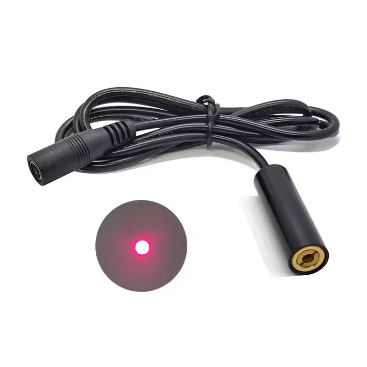 

20mw 650nm 12x40mm Red Dot Laser Module Industrial Glass Lens Internal Focus Laser DC Interface