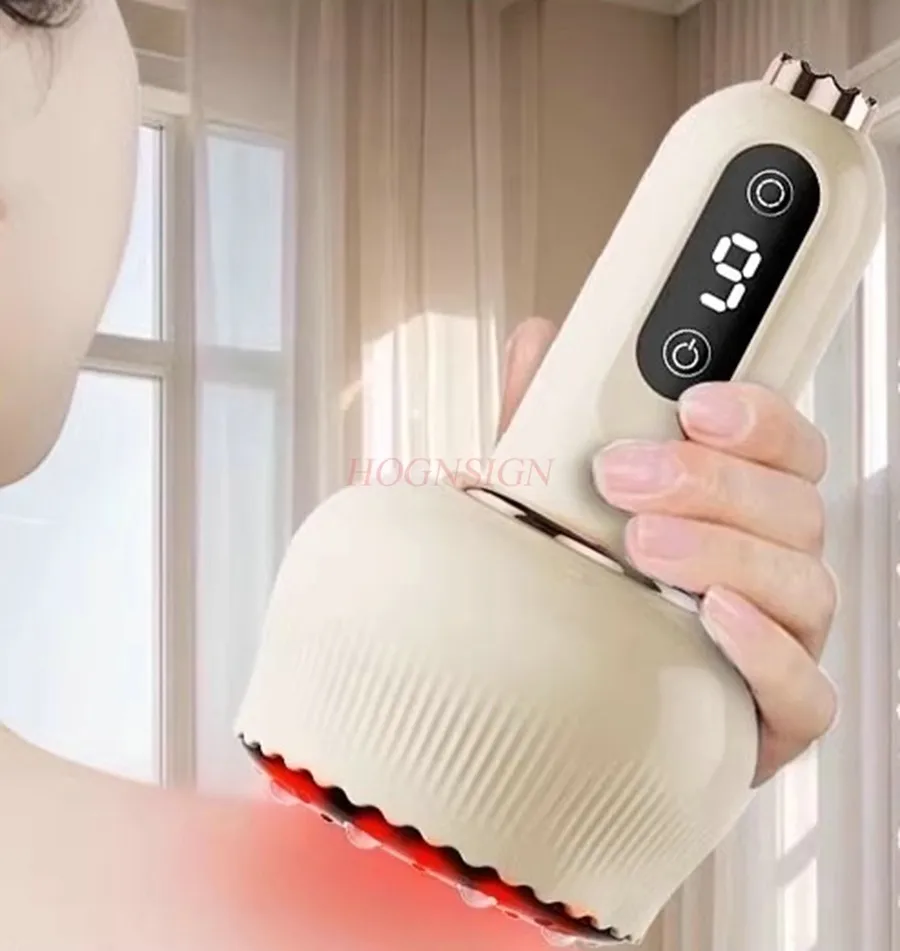 1pcs Electric dredging muscle brush, universal scraping and cupping hot compress instrument, full body massage