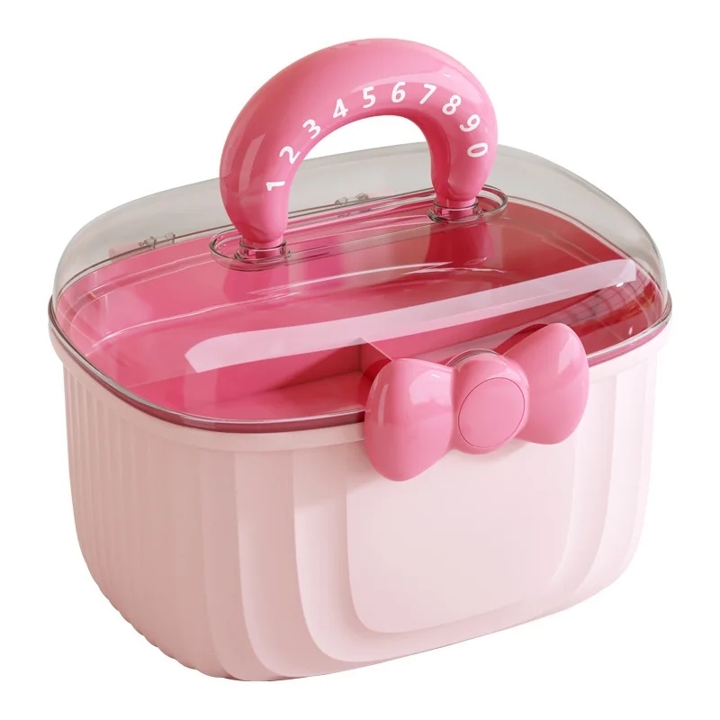 Hair Accessories Storage Box, Portable Makeup Organizer for Hair Clips, Hair Ties, Earrings, Bracelets, Necklaces