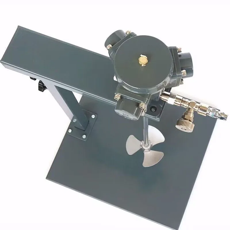 

Factory Price 5 Gallon Pneumatic Paint Mixer With Stainless Steel Impeller Manual Lift Painting Mixing Tool Machine For DIY