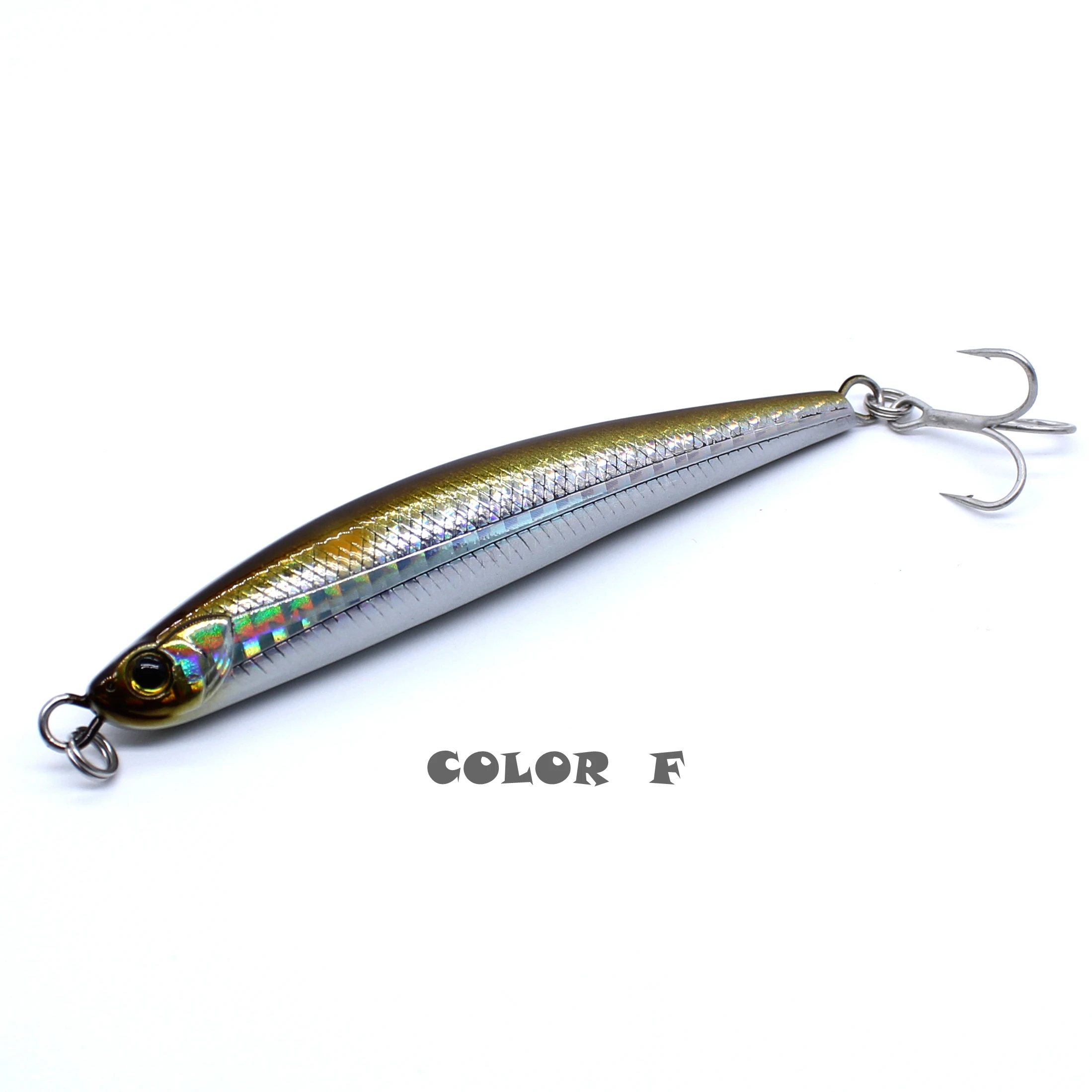 AOCLU Sinking Stick Pencil Wobbler 9cm 28.3g Hard Bait Bionic Lure Bass Fresh Saltwater VMC Hook Deep Sea Boat Rock Fishing