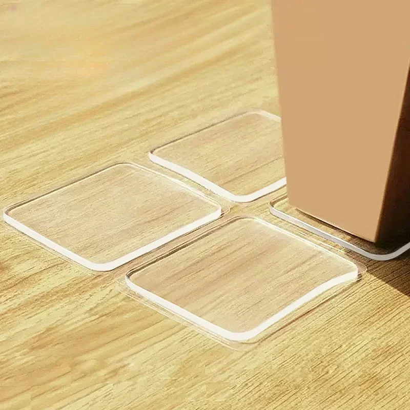 Transparent washing machine anti slip shock-absorbing pad refrigerator cabinet anti furniture sofa coffee table footrest support
