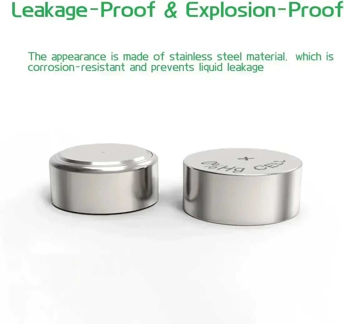 UKGF AG13 Button Cell LR44 A76 357 357A LR1154 SR1154 SR44 Button Battery For Watch Car Key Remote Control Electric Toys