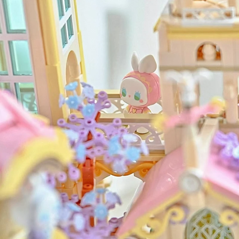 EMMA سيكريت فورست سلسلة اللبنات حلم القلعة الربط نموذج المفروشات المنزلية ألعاب تعليمية هدية عيد الميلاد