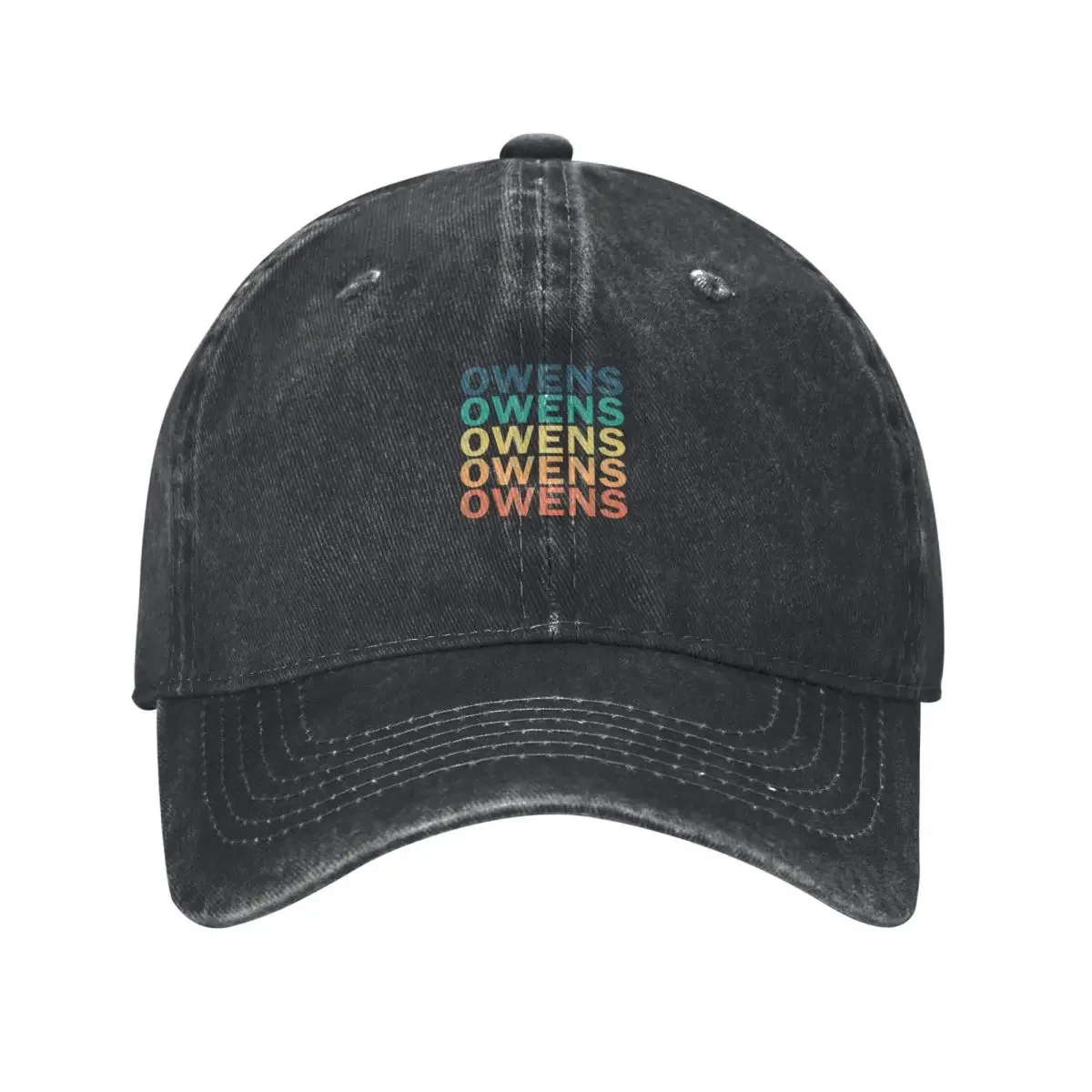 Owens Name T Shirt - Owens Vintage Retro Owens Name Gift Item Tee Baseball Cap Trucker Cap Beach Ball Cap Caps Women Men's