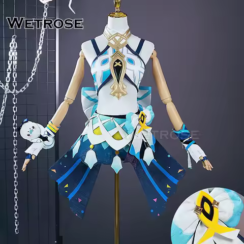 【Wetrose】In Stock SSR Mualani Cosplay Costume Genshin Impact Shark Swimming Suit Full Set Wig Halloween Xmas