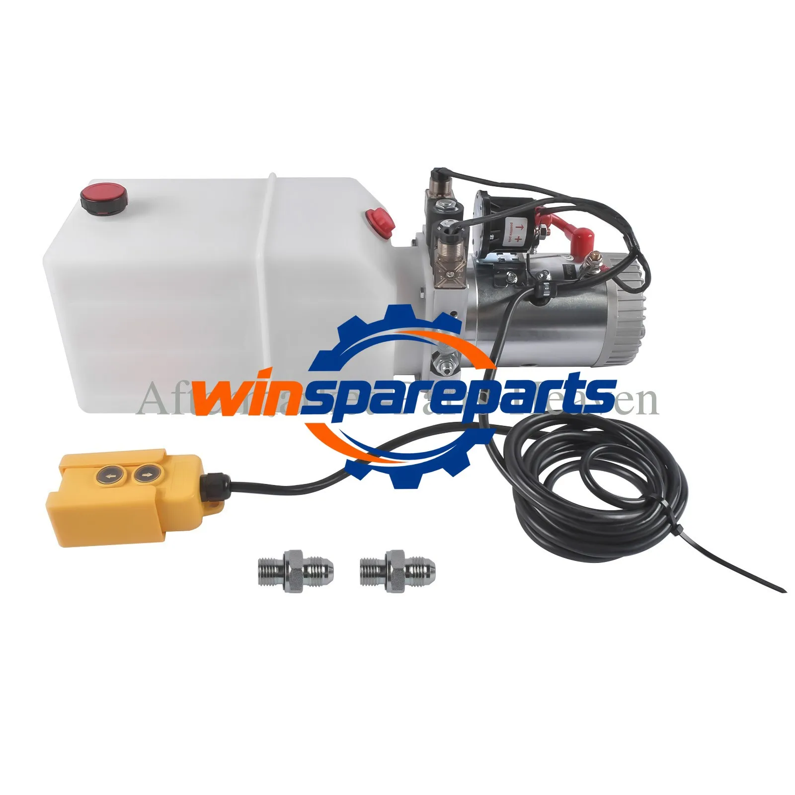 DC12V For Auto Repair Hydraulic Pump With Translucent Reservoir Double Acting