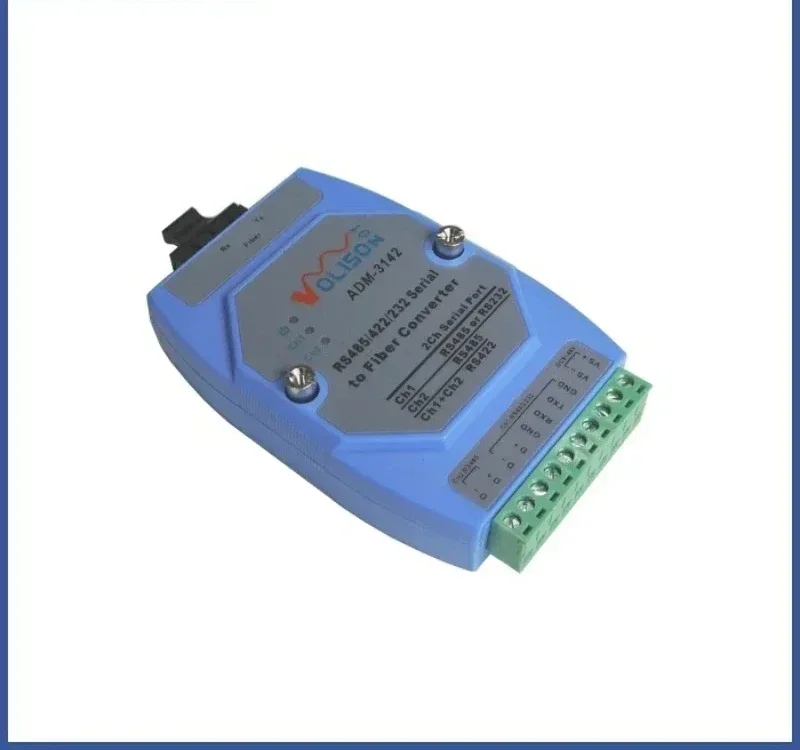 

ADM-3142 RS-485/422/232 3-in-1 serial fiber converter two-way data optical transceiver 485 to r transceiver sc dual