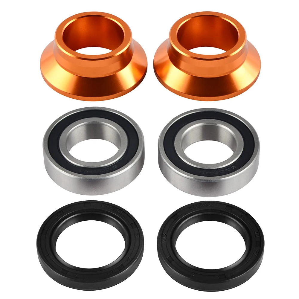 

Motorcycle Rear Wheel Spacers Bearings Seals Kit For KTM 125 150 200 250 300 350 400 450 SX SX-F 2013-2019 2018 XC-F 2013 2014