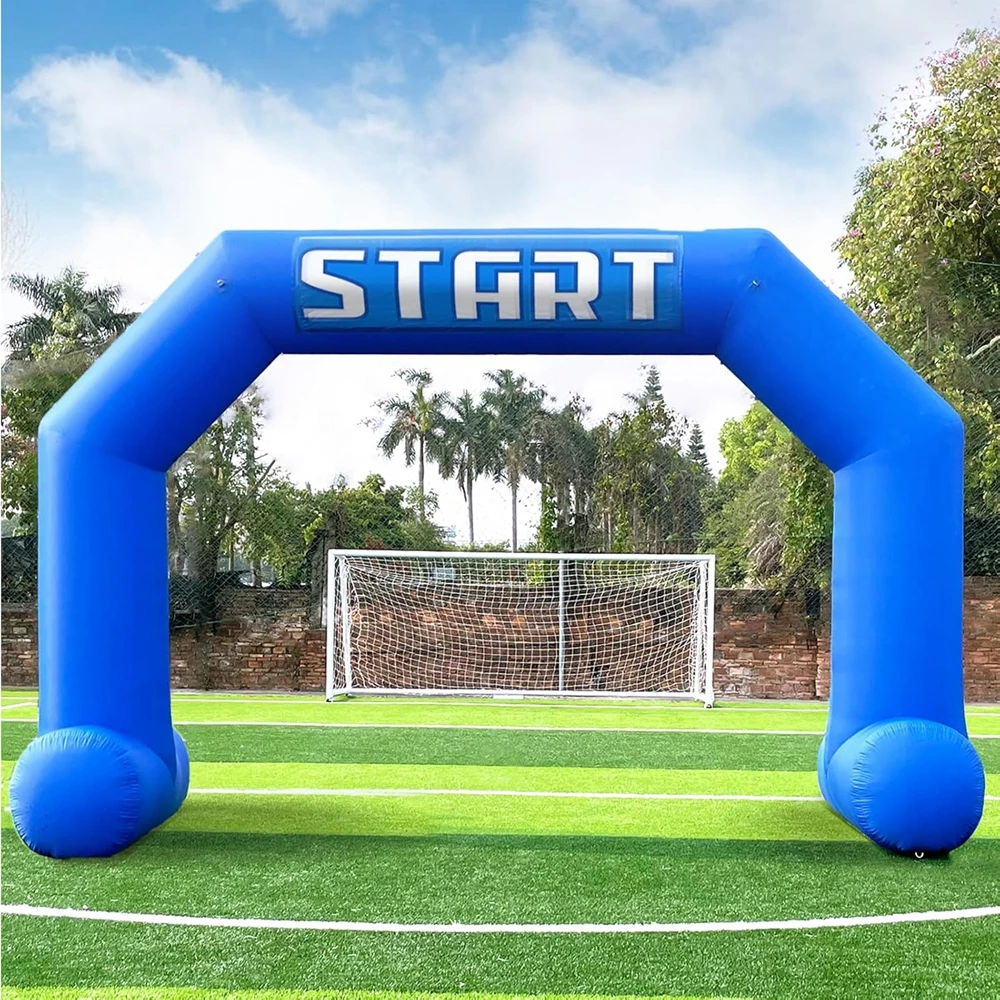 

Custom Inflatable Start Finish Arch with Feet Advertising Sports Event Arch Easy Set Up Start Entry for Marathon Race Event