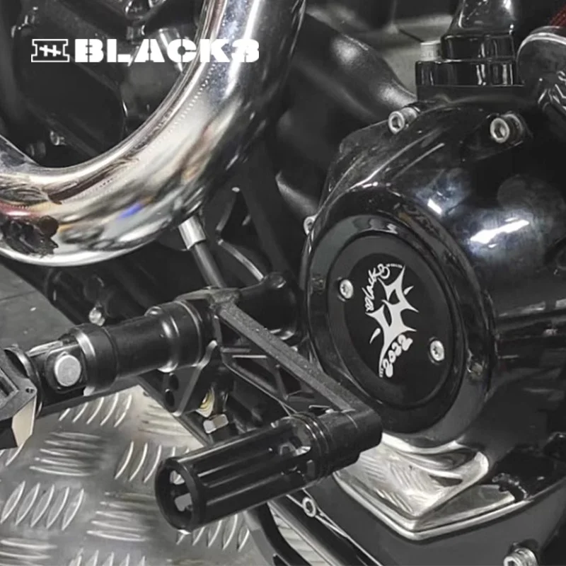 طقم تحكم متوسط للدراجة النارية STLF Black3 لـ HD 18-Later Softail للتحكم في القدمين يناسب مجموعة أدوات LowRider S/Street Bob #5