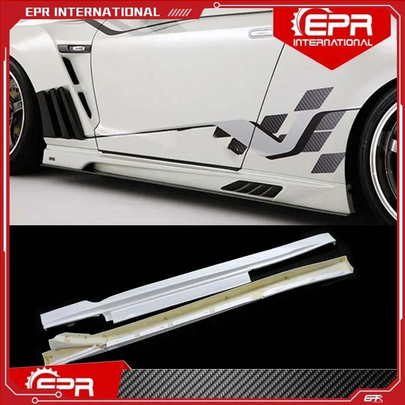 

Для GTR R35 2013, версия VRS FRP, боковая юбка из стекловолокна, комплект кузова, аксессуары, подходит для Nissan GTR R35, отделка боковой юбки из стекловолокна