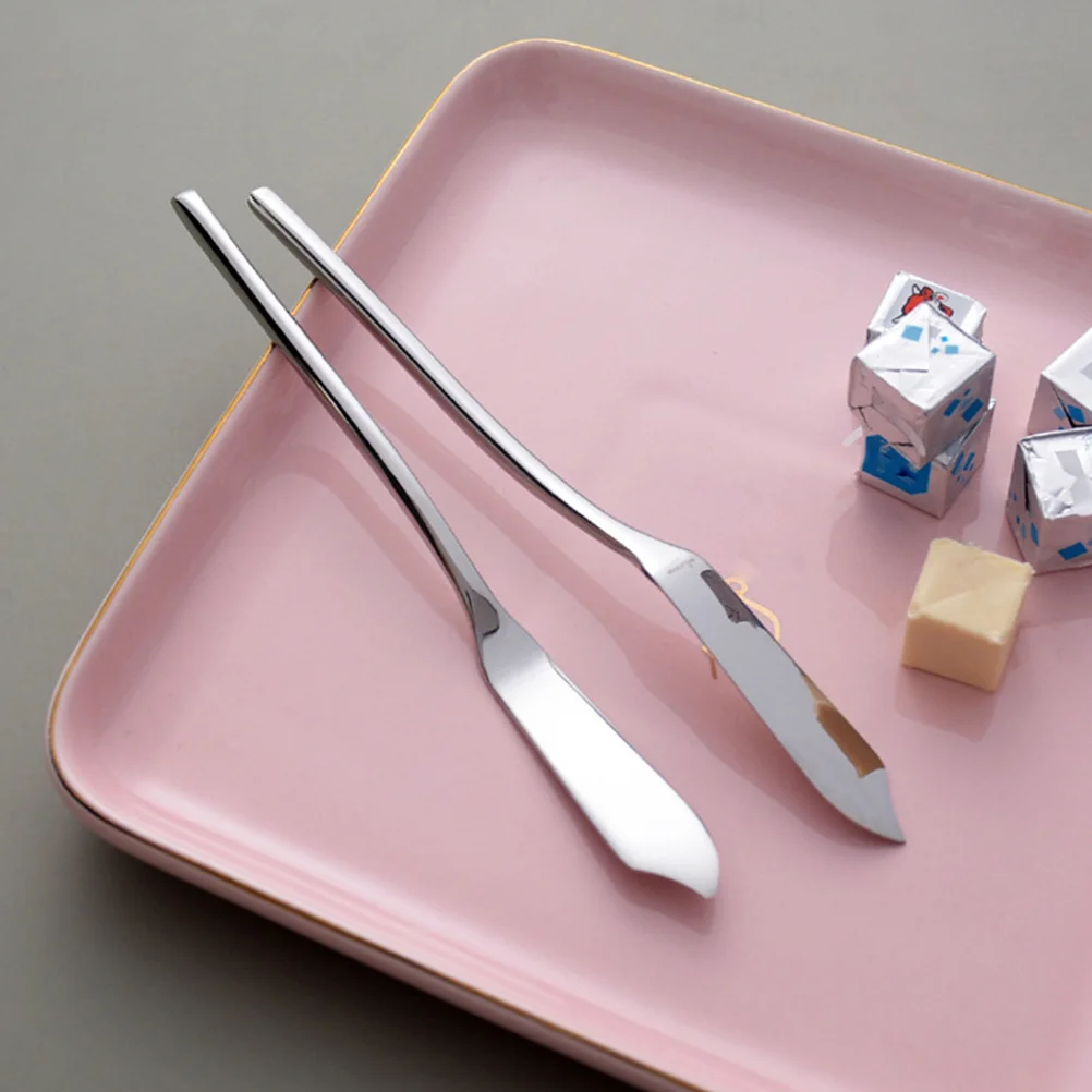 

Butter Spreader Stainless Steel Baking Spatula Ergonomic Handle Non-Stick Kitchen Utensil For Cake Cream Jam Butter