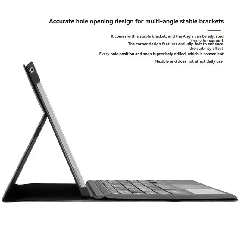 M52K-PU Leather Stand Case For Microsoft For Surface Pro 8 Tabletop Sleeve Flip Cover For Surface Pro 8 Tablet C
