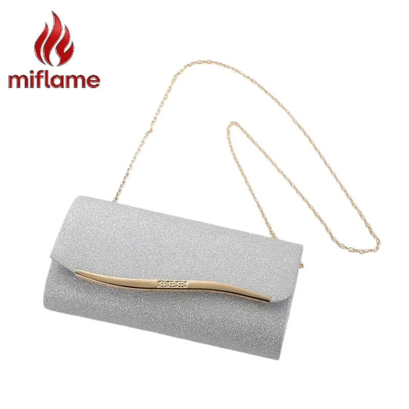 

Корейская/японская вечерняя сумка-клатч с металлическим каркасом, магнитной застежкой и плечевым ремнем для вечеринок и свадеб, легкая роскошь