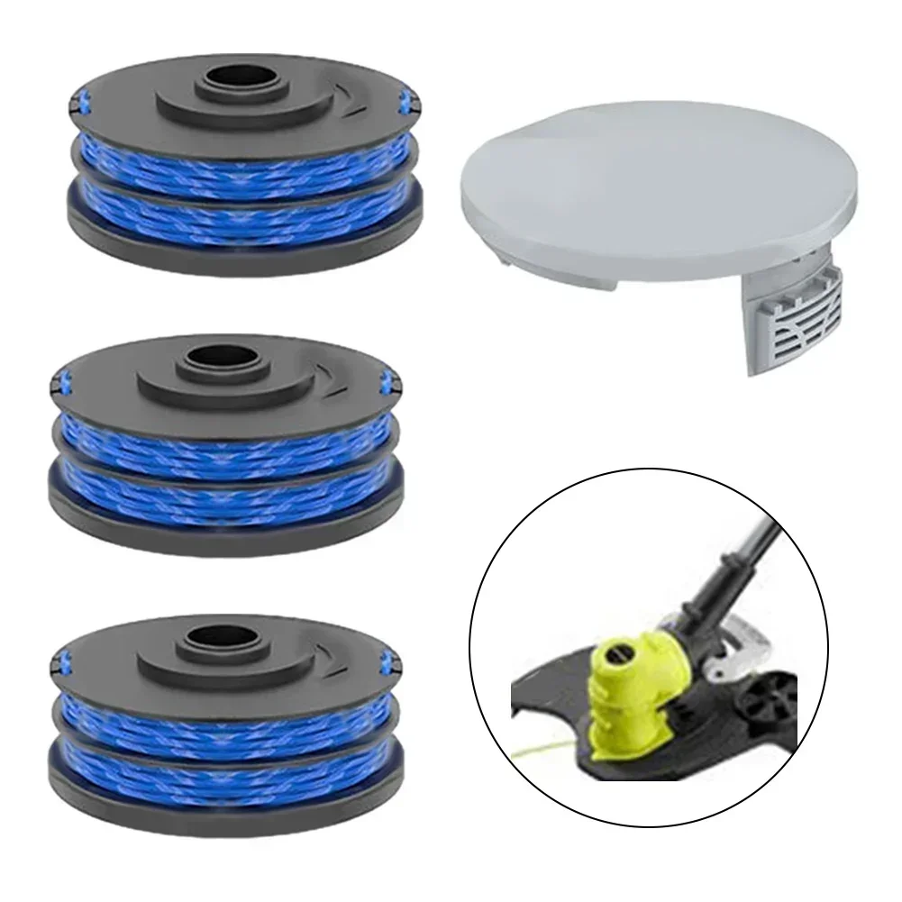 String Trimmer Replacement Spool For Ryobi One RLT4027 RLT5027 RLT6030 RLT6130 RLT3525 RLT183225 Spools Covers Spare Parts