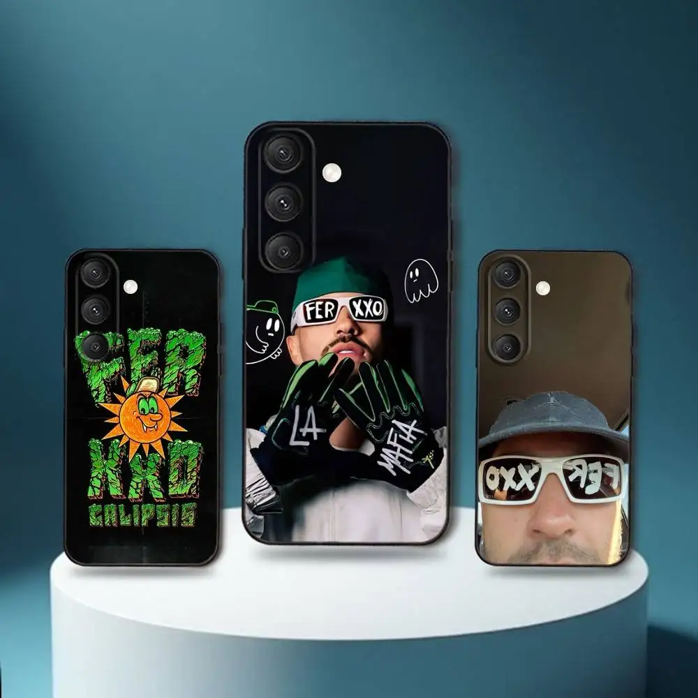 

Singer F-Feid Ferxxo SIXDO Phone Case For Samsung S25,S24,S23,S22,S21,S20,S10,Ultra,Plus,Lite,FE,Soft Silicone Black Cover
