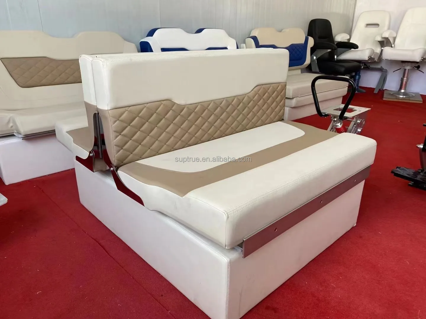 Suptrue Yacht Ship متعددة الوظائف من الخلف إلى الخلف مقاعد القارب سرير أريكة بحرية