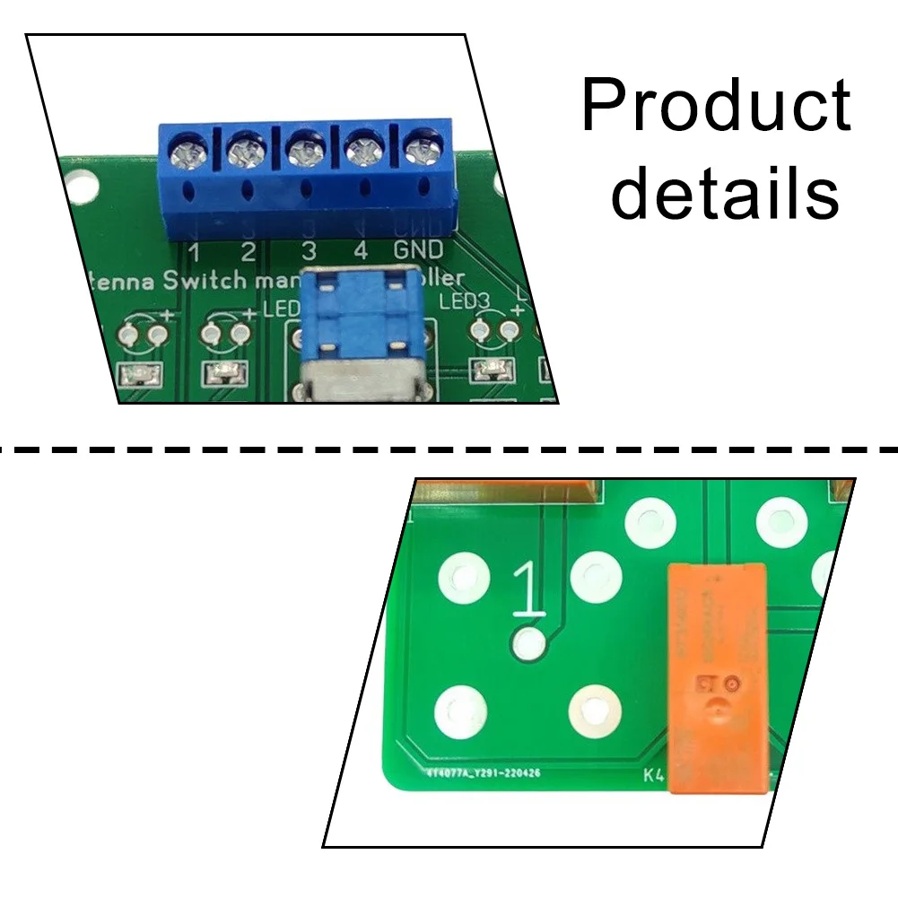 For Coaxial 4 Port Remote Antenna Switch For Amateur Radio Equipment Compatible With SO-239 Interface And CW RTTY PEP Modes