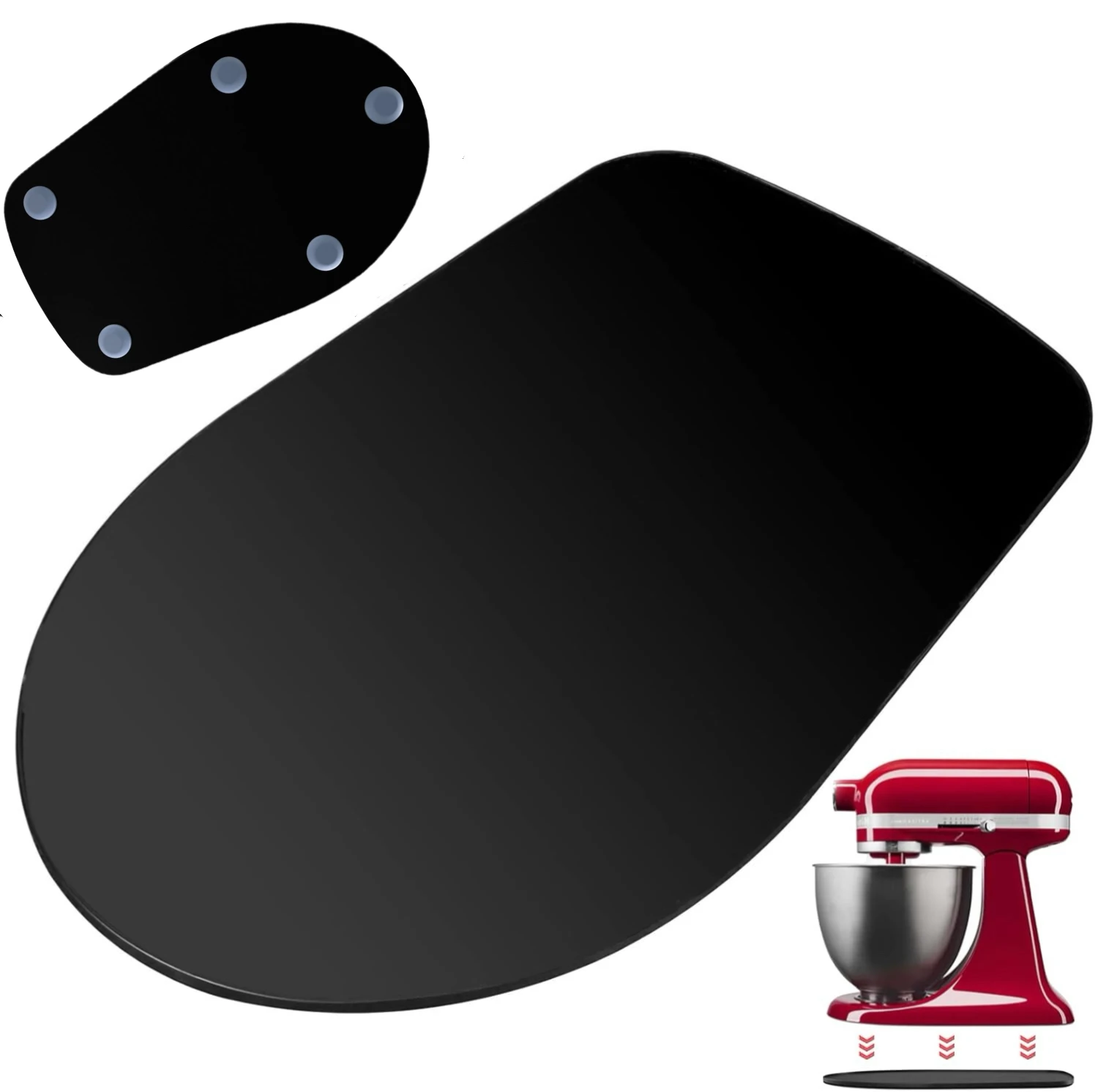 Mixer Slider Mat Compatible with KitchenAid 4.5 QT Tilt Head Stand Mixer Accessories, Upgraded Sliding Tray, Easy to Move, B