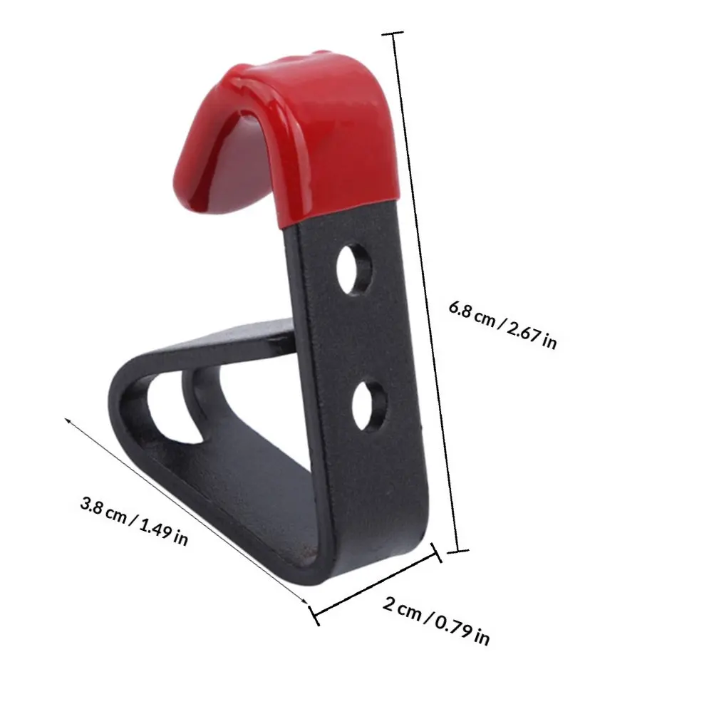 2Pcs Wall Mounted Wheel Hooks Heavy Duty Steel Rim Hanging Rack Tire Display Bracket for Car Garage Repair Rim Hub Hanging Hook
