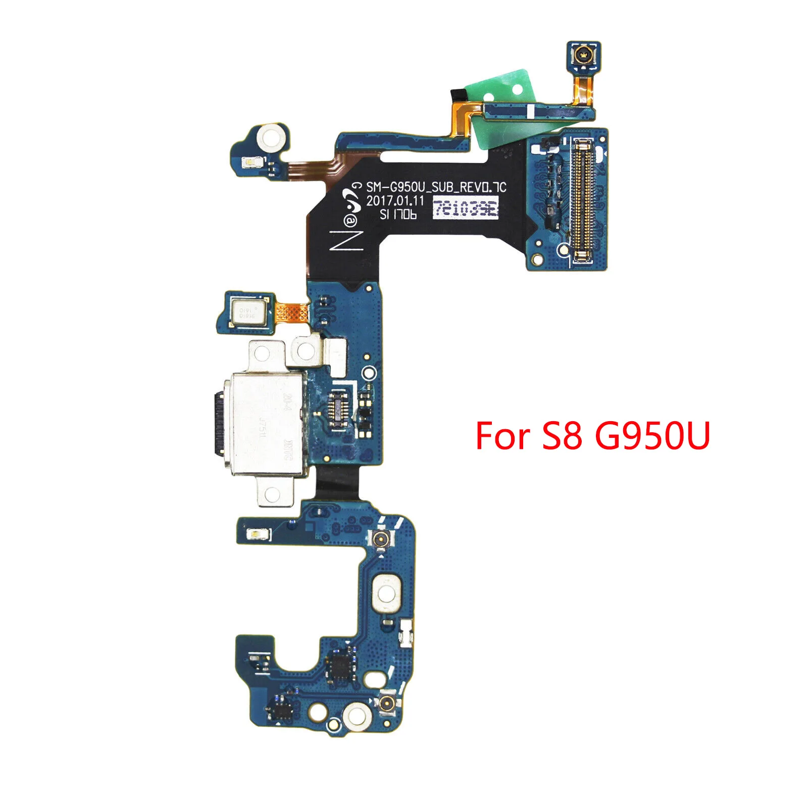 Charging Port USB Dock Mic Flex Cable For Samsung s8 G950U F s9 G960U F s10 5g s20U F  S20ULTRA  s20FE