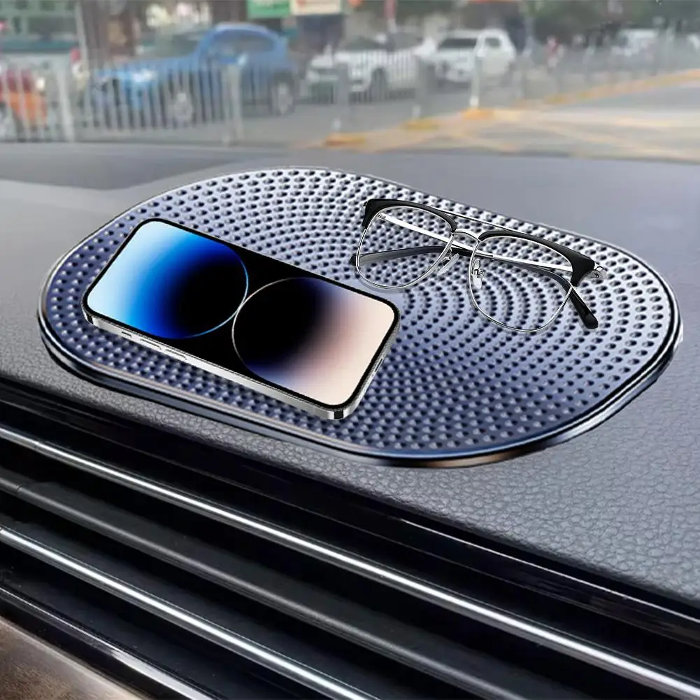 

1Pcs Car Non-Slip Mat Magic Anti-Slip Slide-Proof Pad Sticky Holder Mobile Cell Black Adhesive Dashboard Dash Silicone Phon S3K9