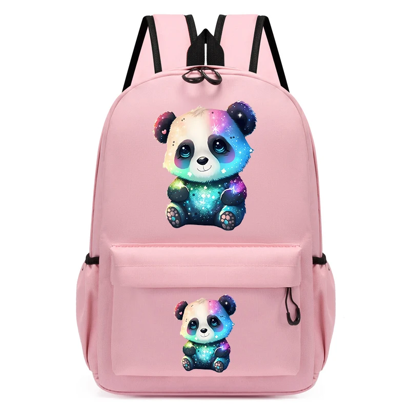 Mochila Escolar Infantil Panda Anime, Sacos Pré-Escolares, Mochila Infantil, Bookbag Dos Desenhos Animados Kawaii