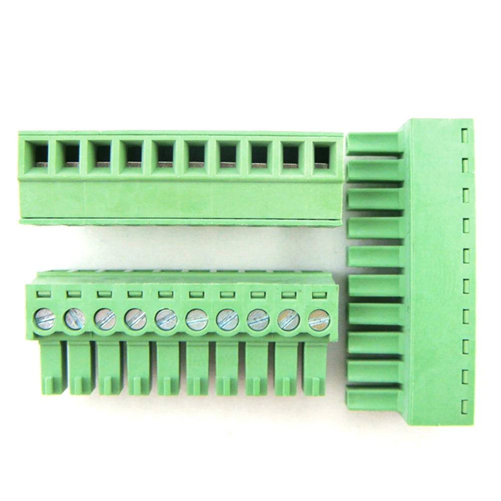 Imagem -02 - Pin Reto Parafuso Terminal Block Conector tipo Plugável 100 Peças Lote 15edgk3.8110p Mais 15edgvc-3.81-10p