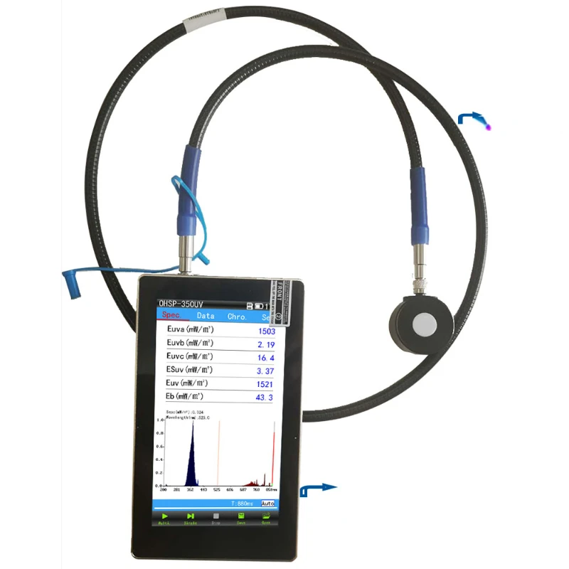 

UV-VIS Spectrometer 230-850nm Full Spectrum Tester OHSP350UV HOPOOCOLOR