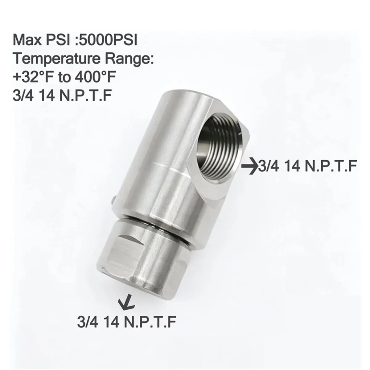 Hose Reel Swivel, 3/4 Inch FXF Swivel Hose Reels Heavy Duty with Grease Zerk for Industrial and Home Steel Hose Reel