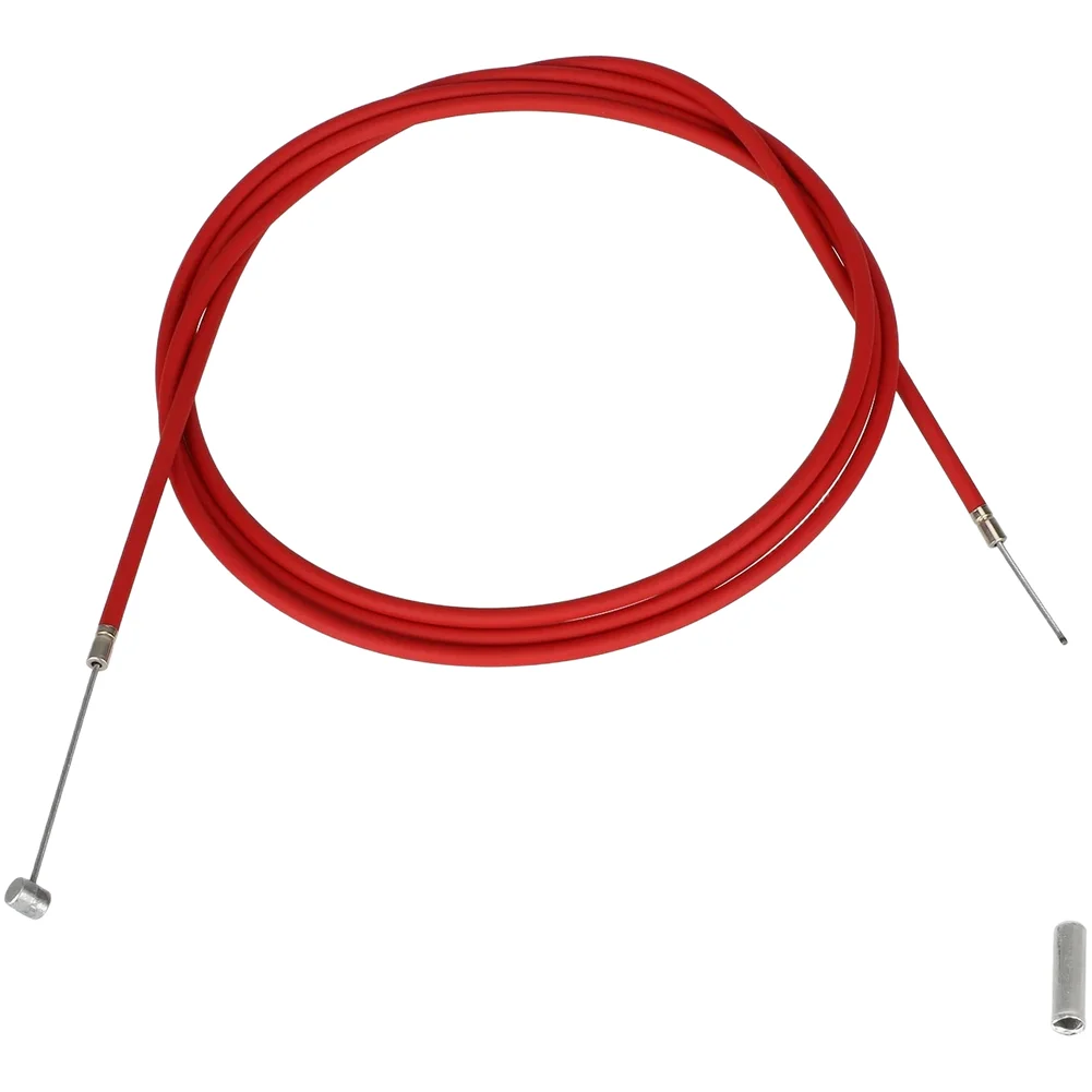 

Комплект тормозных тросов для ежедневных поездок, красный, 1,31 м, передний тормозной трос, совместимый с тормозными тросами для скутеров, пластик и стальной провод