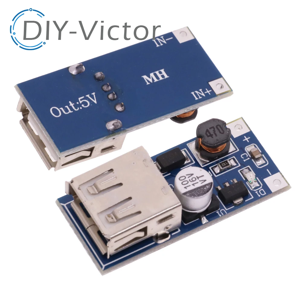 DC DC 0.9V-5V to 5V 600MA Power Bank Charger Step Up Boost Converter Supply Voltage Module USB Output Charging Circuit Board