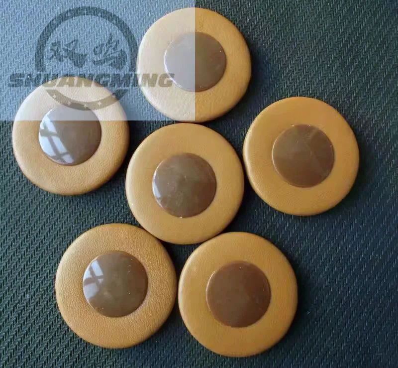 

20 Pieces Saxophone Pads Leather Pad Plastic Resonator for Alto Tenor Soprano Sax 18mm-47mm