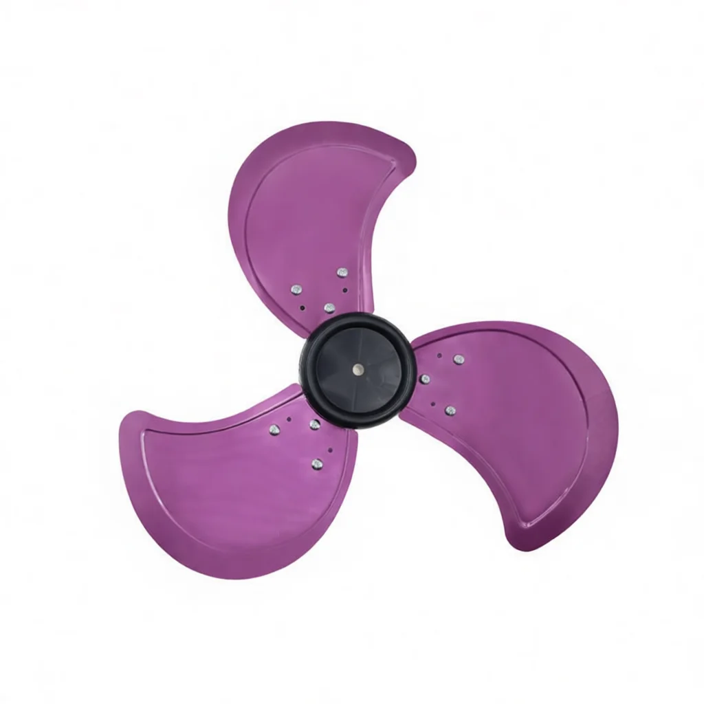 16 Inch Universal Aluminum Fan Blade Metal 3 Leaf Propeller For Household Wall Mounted Floor Standing Air Cooler Replacement