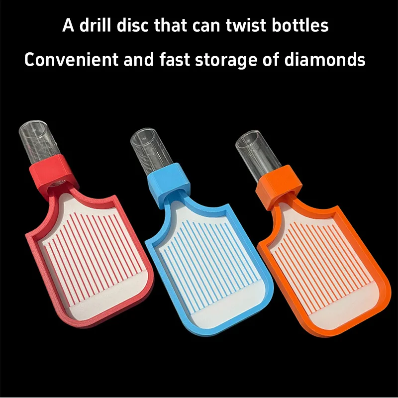 DIY Craft Diamond Painting Tray Embroidery Beading Plates Storage Flip Drill Box Multi Functional Screw Shake Diamond Art Tray