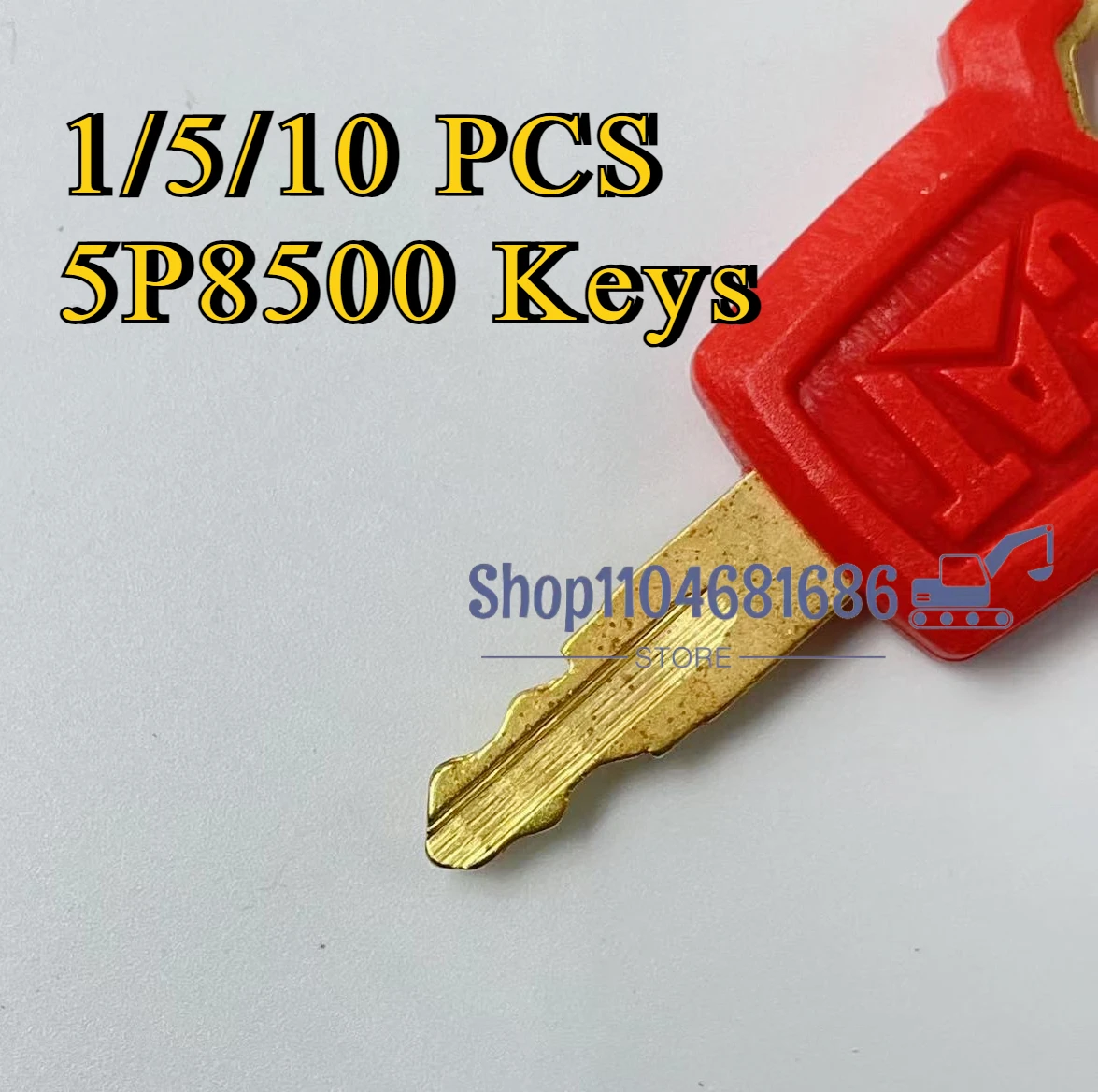 

1/5/10 шт. 5P8500 красный ключ экскаватора для Caterpillas CAT-E307 320 336 E330 E305.5 E307 E313 E320D2GC новые ключи зажигания F0002