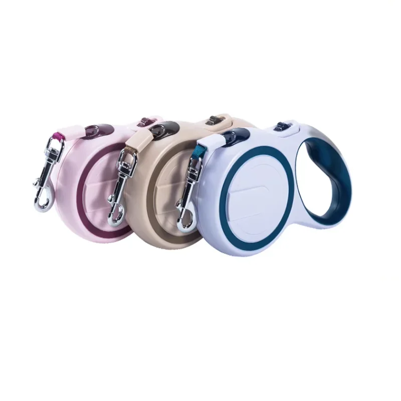 

3m 5m Dog Leash for Small Dogs Cat Automatic Retractable Durable Nylon Lead Puppy Outdoor Travel Walking Hiking Traction Rope