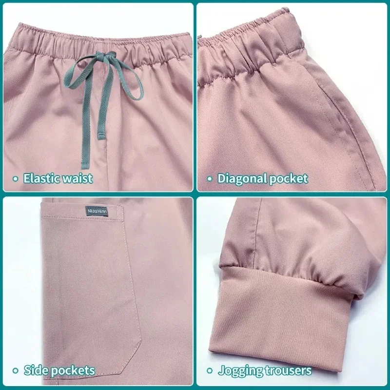 Medical Uniforms Women Scrubs Sets Nurse Nursing Work Clothes Beauty Salon Spa Work Clothes Surgical Suit Lab Hospital Overall