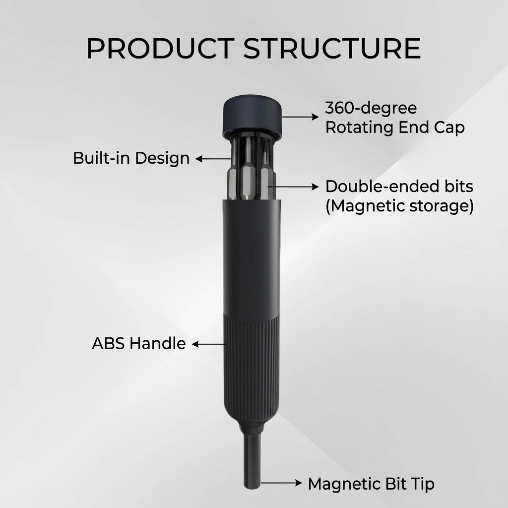 YGTITAN Mini Precision Screwdriver Set, 27-in-1 39-in-1 Magnetic Bit Driver, Portable Repair Tool for Phone Computer