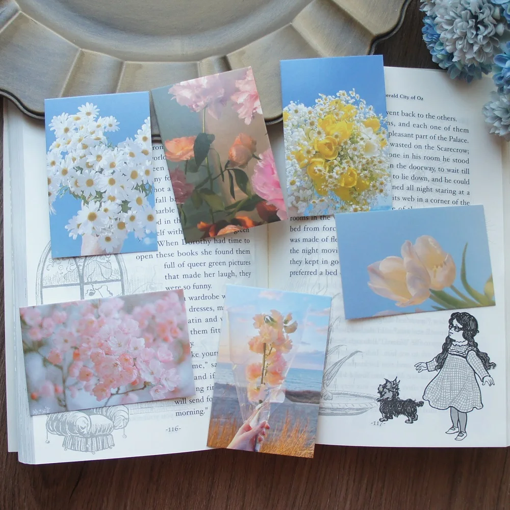 Multi-use 27pcs Picking Flowers By The River Mini Card As Scrapbooking Party Invitation Cards Message Cards