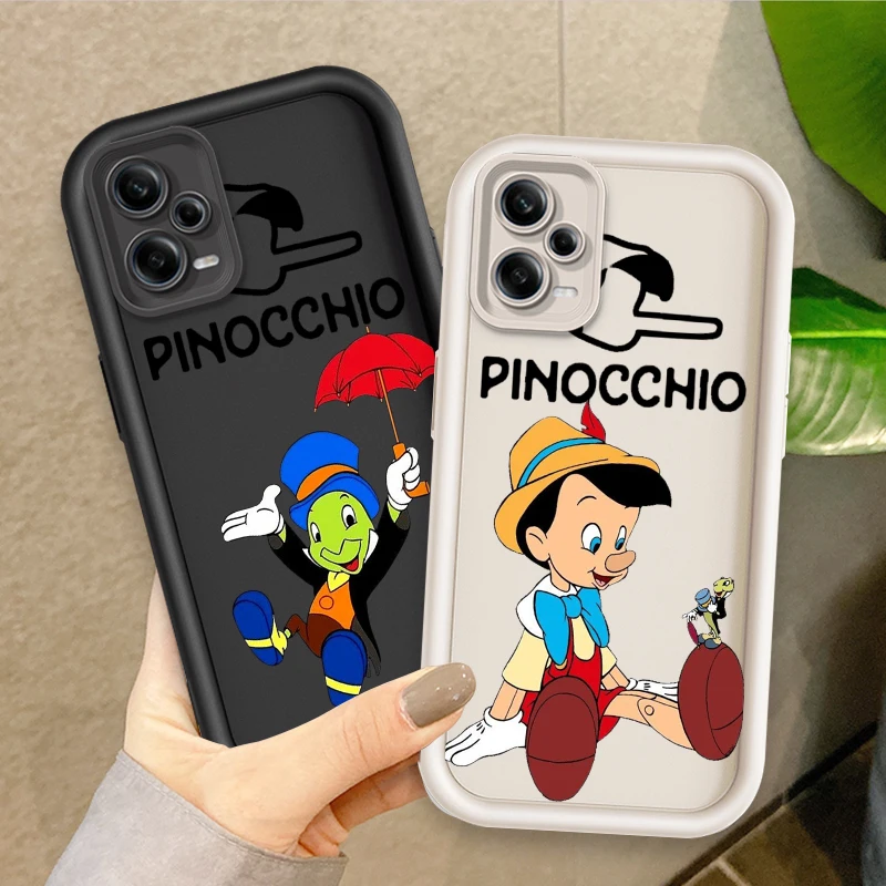 Pinocchio Adventure Cute For Xiaomi Redmi Note 14 13 13R 12 12R 11 11E 11T 11S Pro Plus 4G 5G Eye Ladder Soft Phone Case TPU